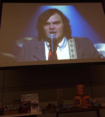 School of Rock was played during dinner.